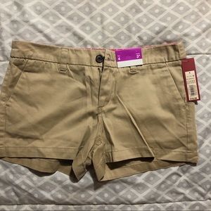 NWT merona khaki shorts